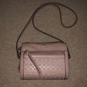 Kate spade crossbody pink leather